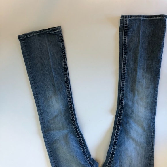 MISS ME Denim Jeans Boot Cut Embellished Rivet - Picture 4 of 9